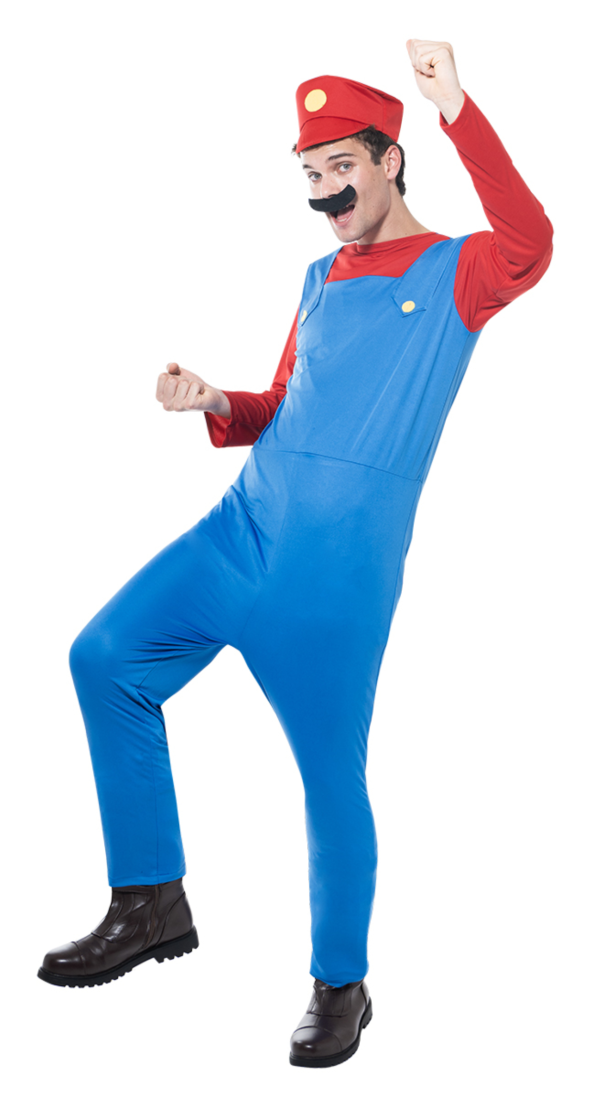 Mario Plumber Classic Costume - Adult Size Medium