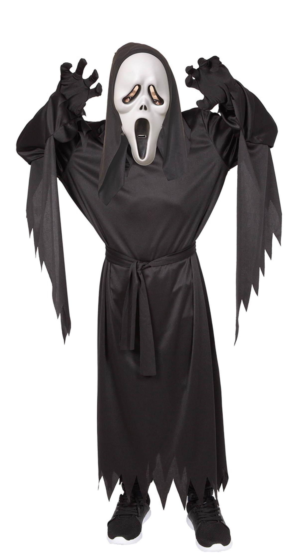 Scary Ghost Face Scream Unisex Costume - Age 9 to 10 Years