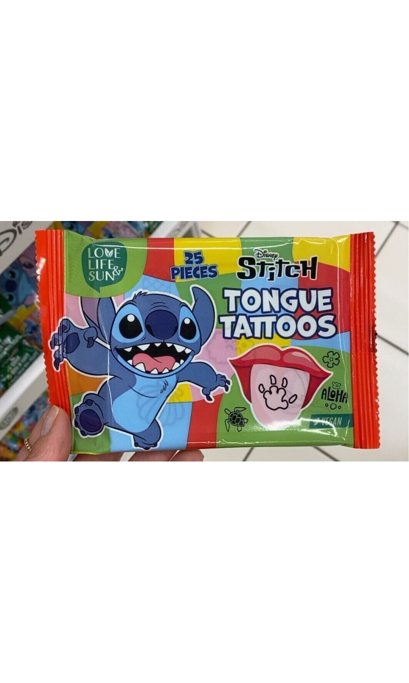 Disney Stitch Wafer Tongue Tatoo 11g