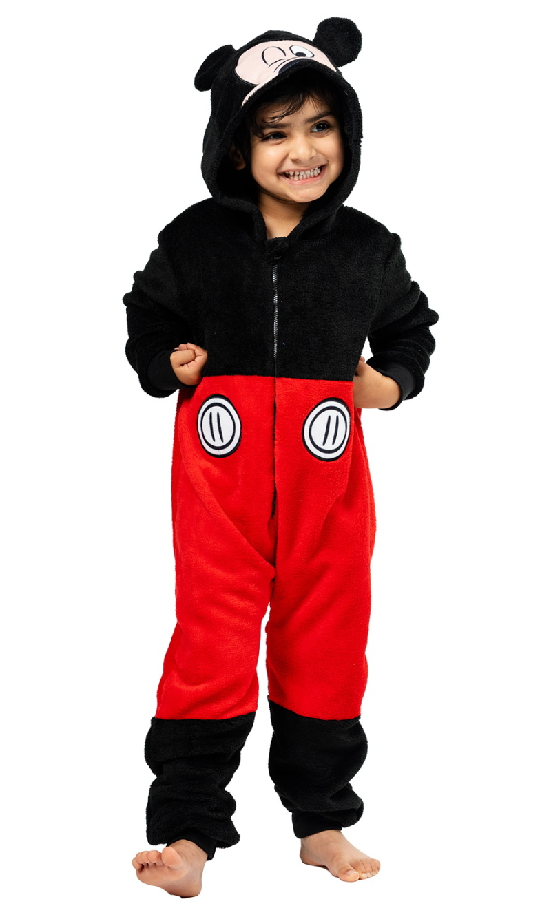 Official Licensed Onesie Mickey Mouse Costume - Age 12 to 14 Years