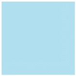 Solid Color Party Napkins 33x33cm Light Blue (Clear Sky) - 20pk