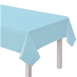 Solid Color Party Plastic Tablecover 137x274cm Light Blue (Clear Sky)