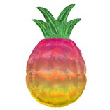 SuperShape Holographic Pineapple Foil Balloon 43cm x 78cm
