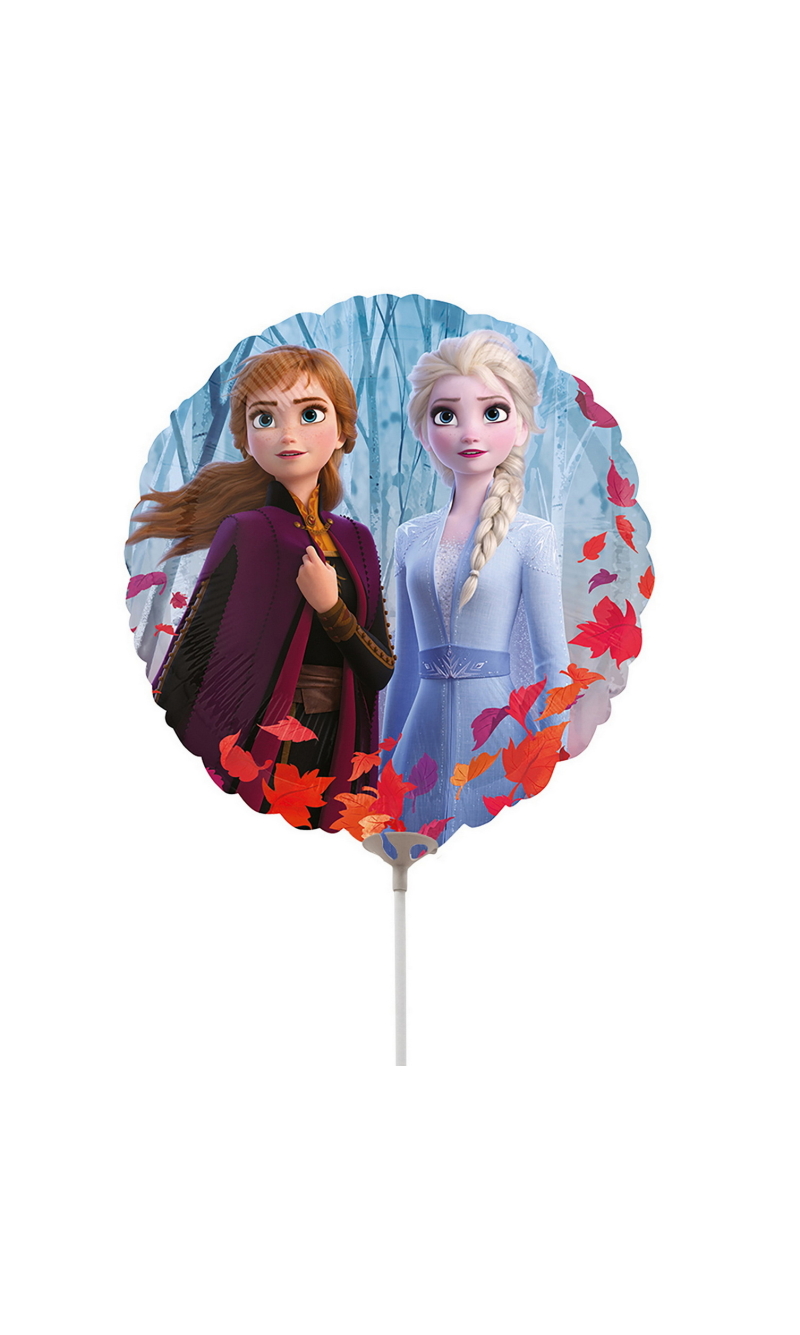 Mini Shape Frozen 2 Air-Filled Foil Balloon 23cm + Stick