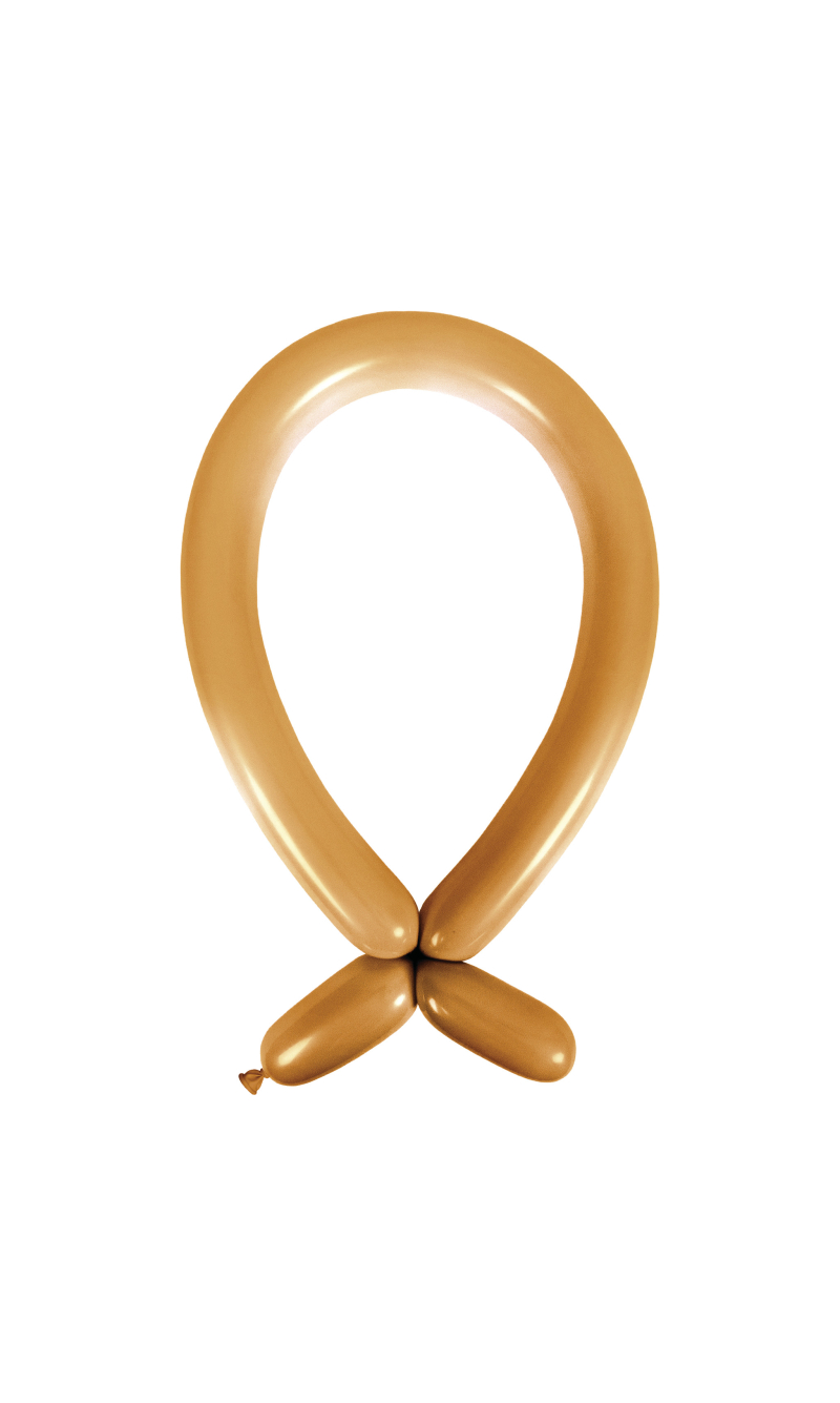 Anagram Modelling Balloon - Satin Luxe™ Gold Sateen 260 - 100pcs
