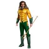 Official Licensed Deluxe Aquaman Costume - Adult Size Extra Large