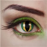Contact Lenses Green Viper (1 Pair) - 1 Day Use