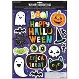 Halloween Window Stickers Hallo-ween Friends