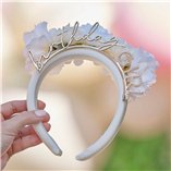 Brithday Girl Floral Headband - One Size