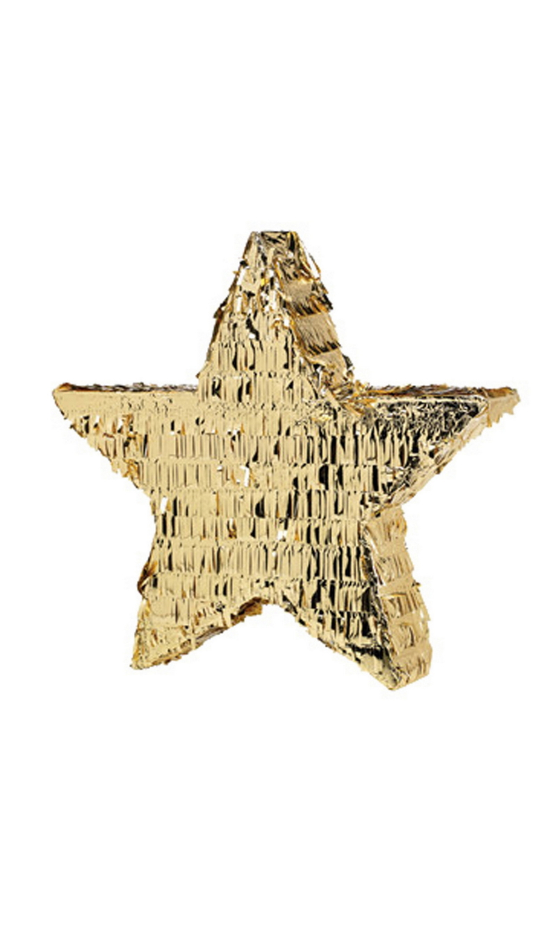 Gold Star Pinata 46.9 x 45 x 8.2cm