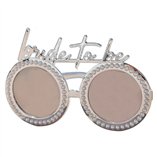 Hens Bride To Be Sunglasses Silver with Pearls