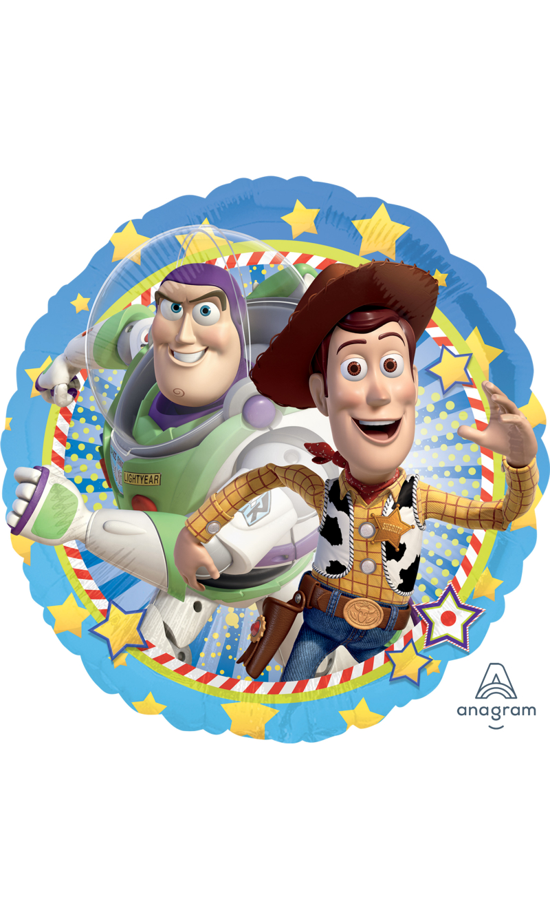 Standard Woody & Buzz Foil Balloon 43cm