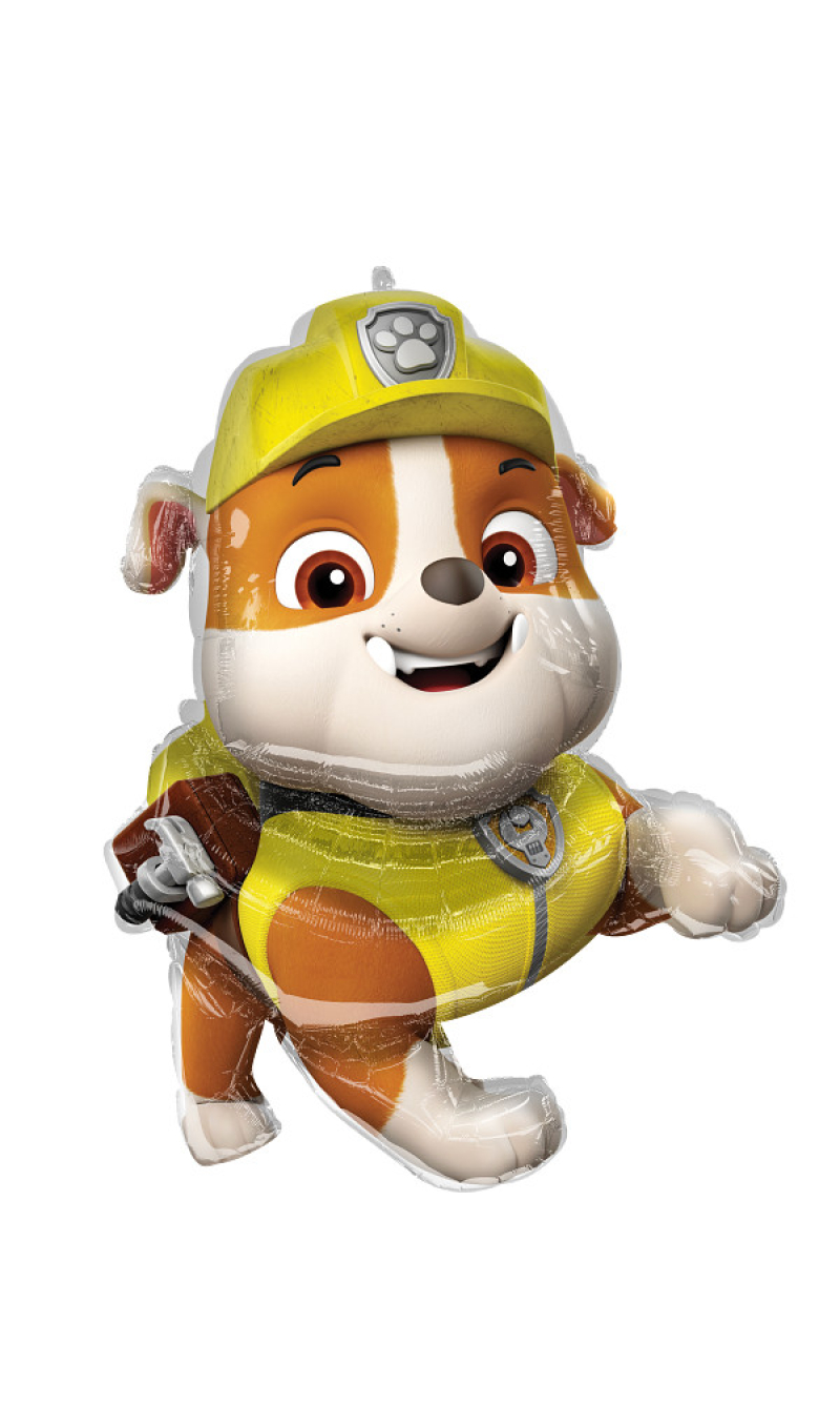 SuperShape Paw Patrol Rubble Foil Balloon - 63cm x 81cm