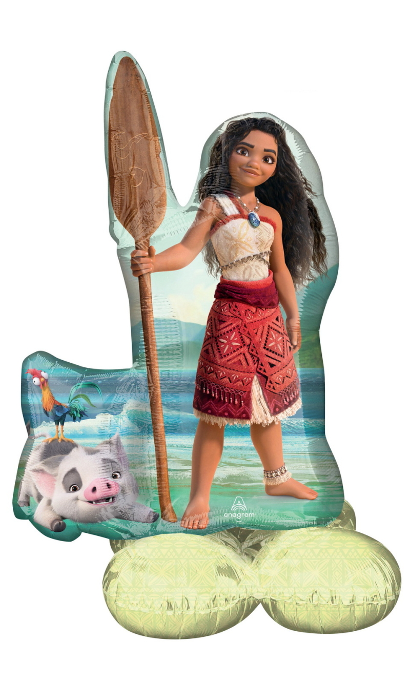 AirLoonz Junior Moana Foil Balloon - 60cm x 99cm (Air Fill Only)