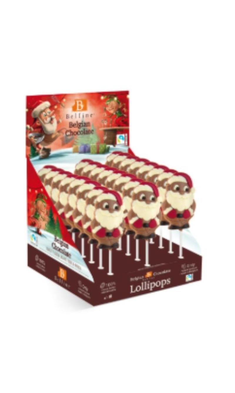 Santa Claus Belgian Chocolate Lollipop - 25g