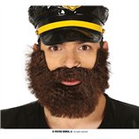Brown Bush Beard - Adult One Size
