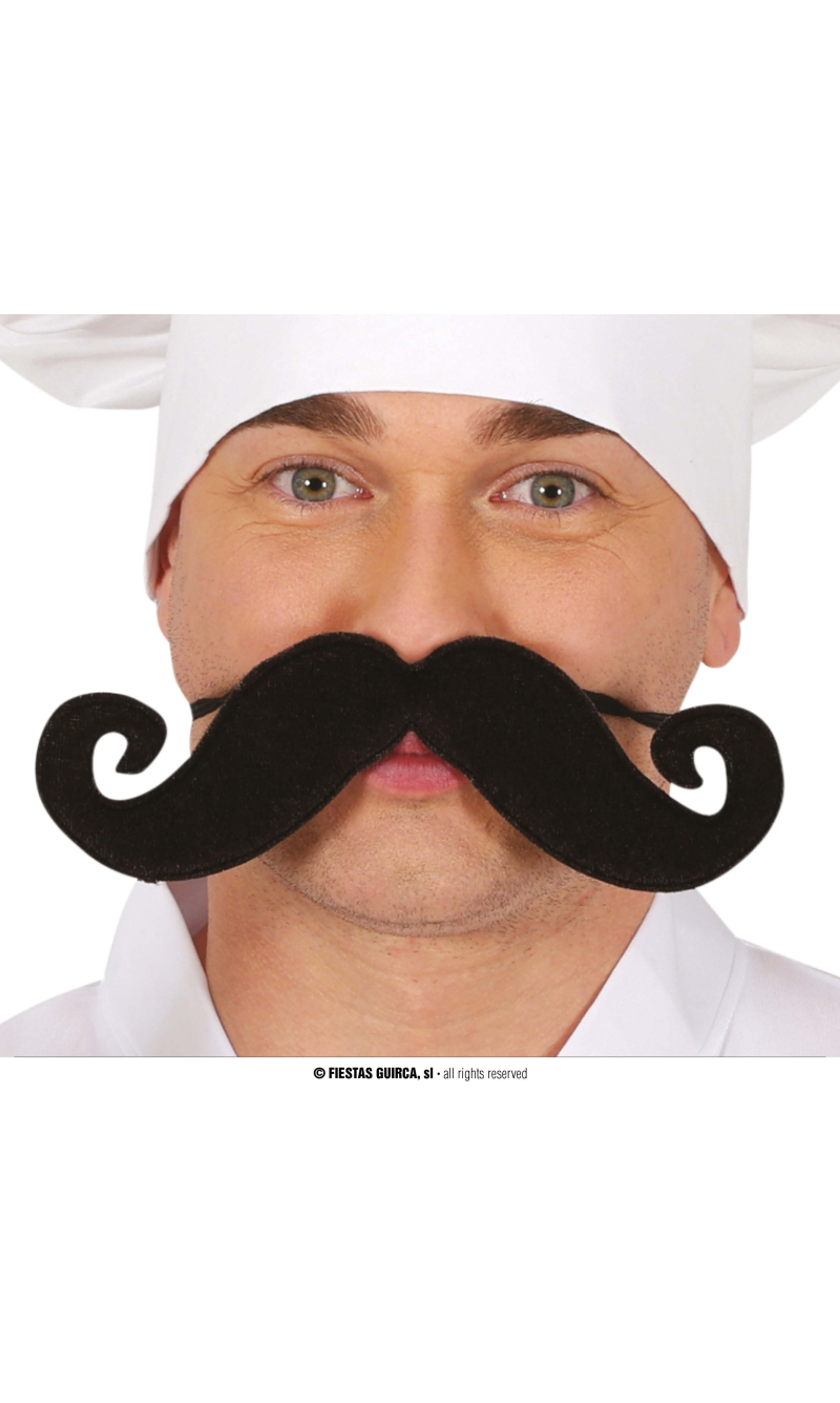 Giant Moustache With Elastic 21.5cm