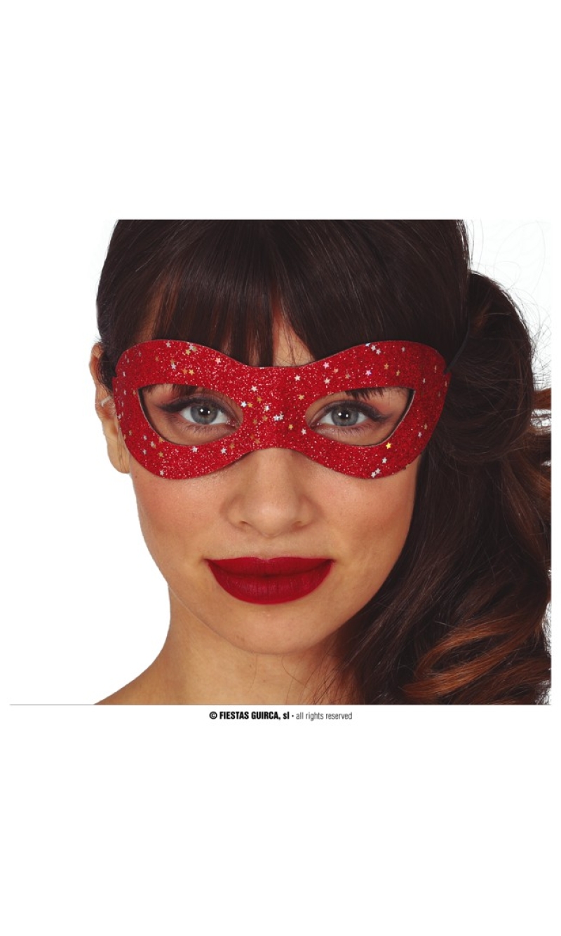 Red Face Mask - Adult One Size