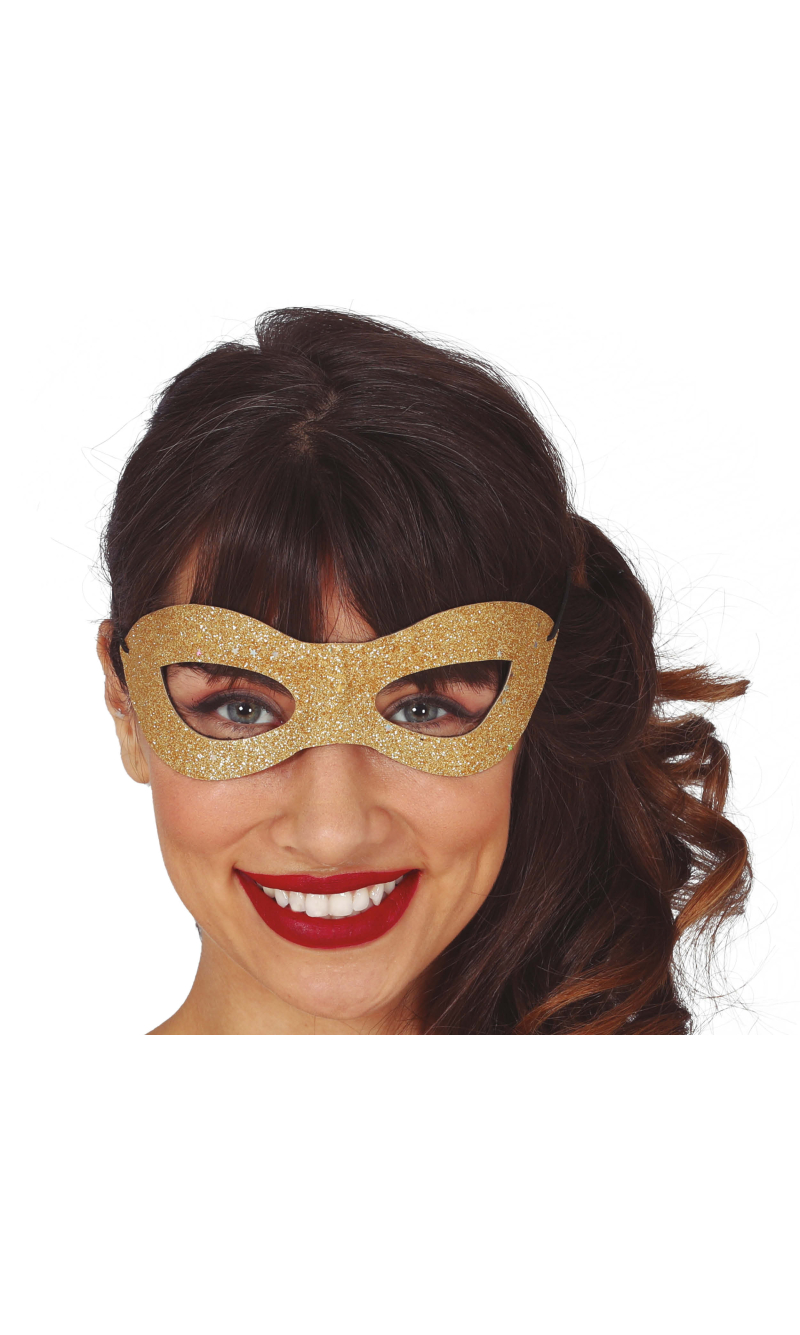 Gold Face Mask - Adult One Size