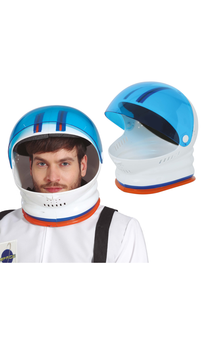 Astronaut Helmet With Blue Visor - Adult One Size
