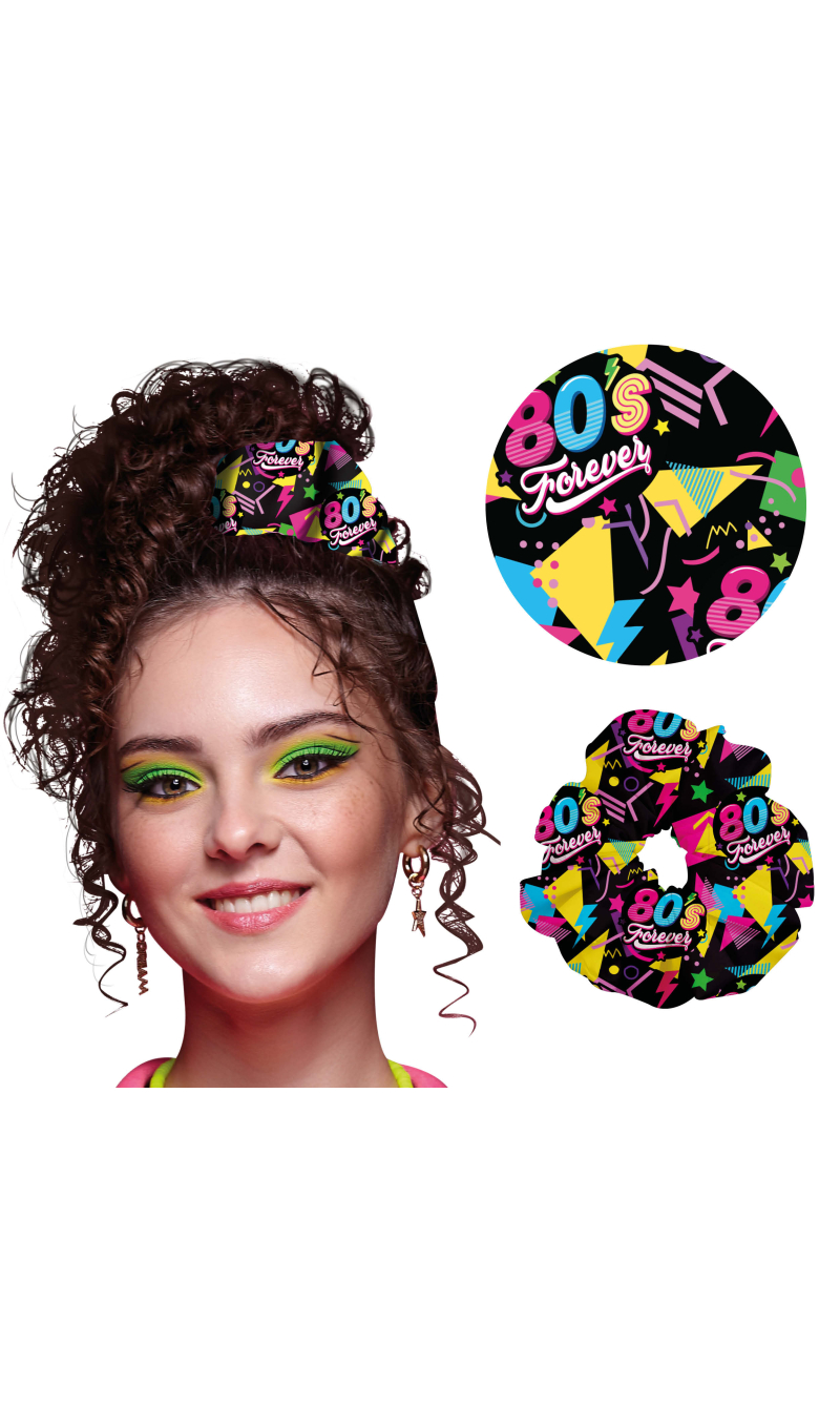 80s Forever Scrunchie Hair Band