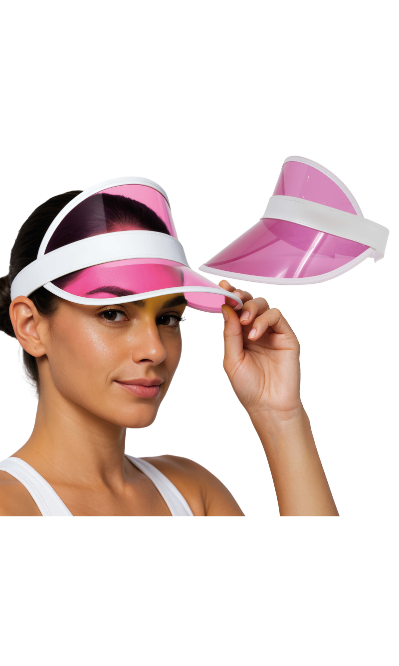 Transparent Visor Cap Pink