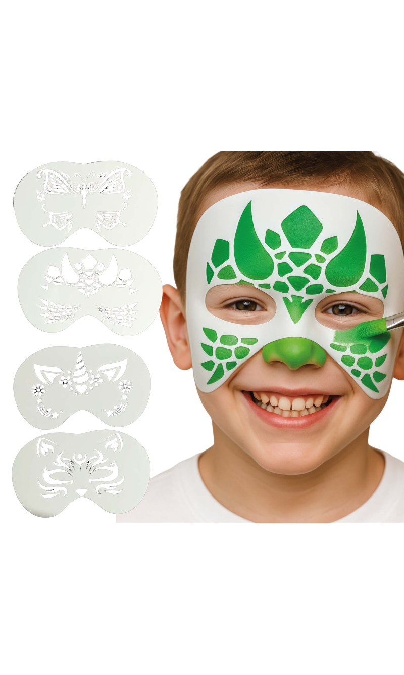 Makeup Stencils (Assorted) 5x13.5cm - 4pcs