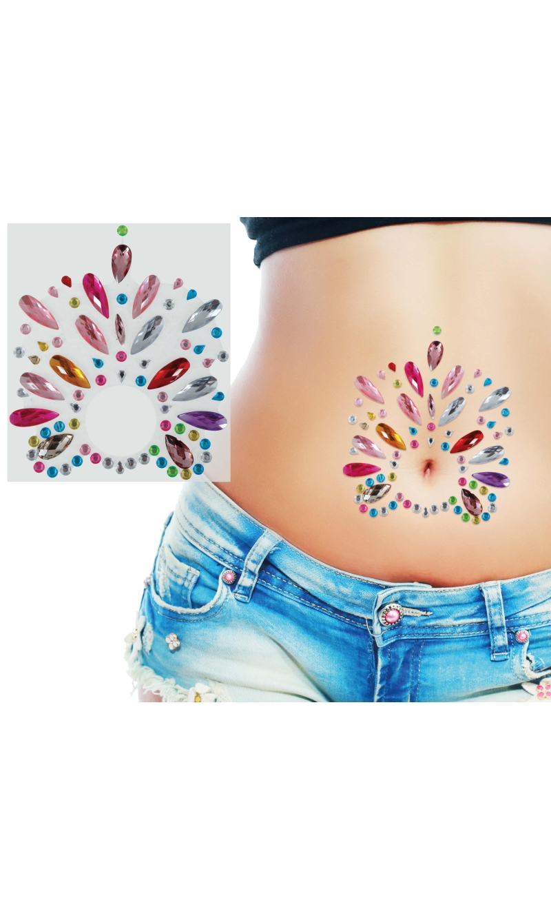 Belly Button Jewels 12x20cm Multicolor