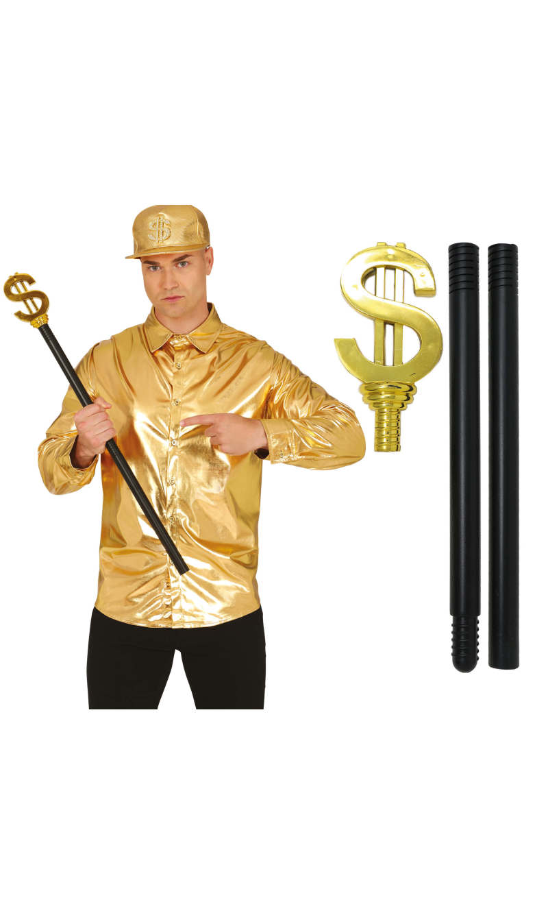 Detachable Dollar Stick Cane 76cm