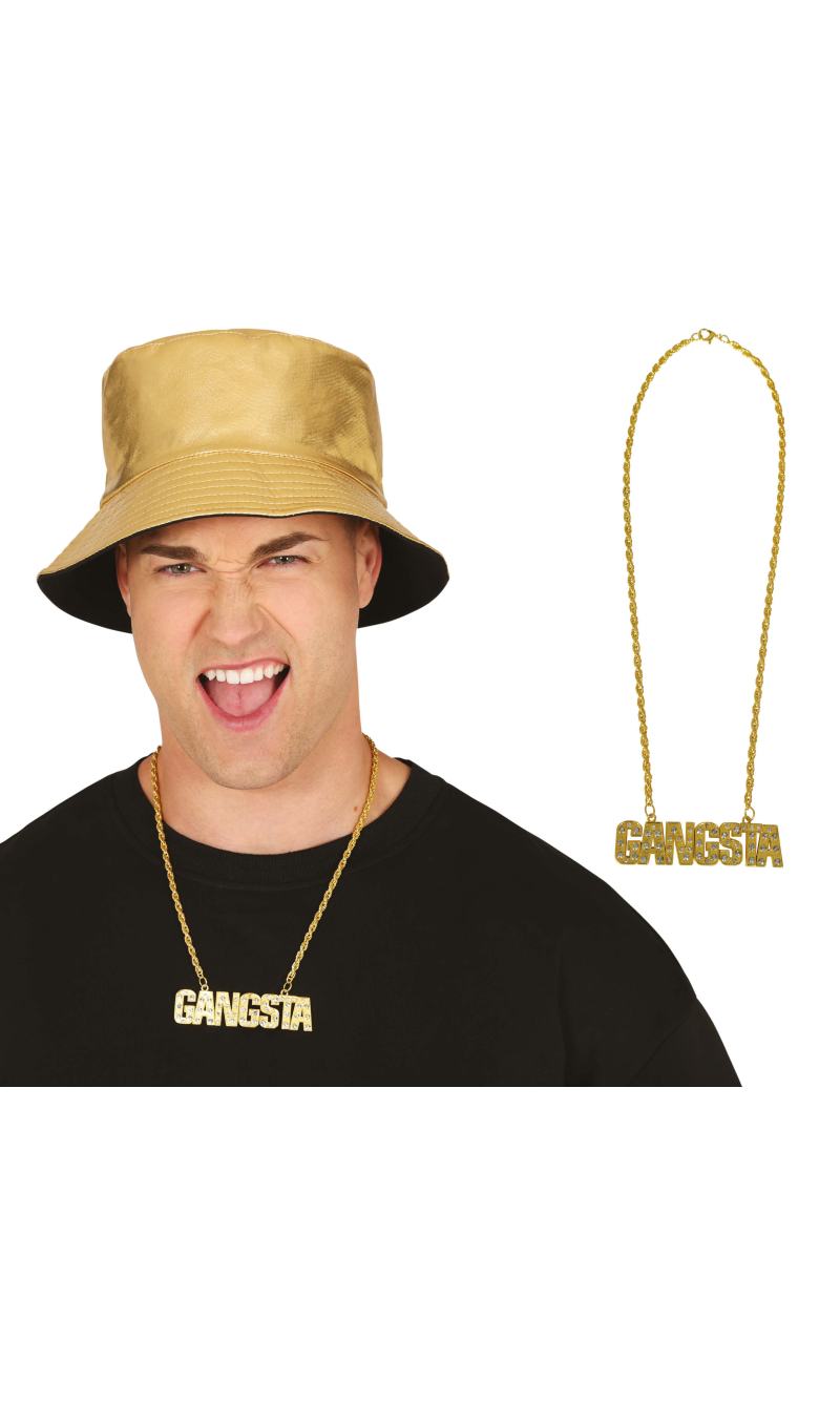 Gold Metal Gangsta Necklace