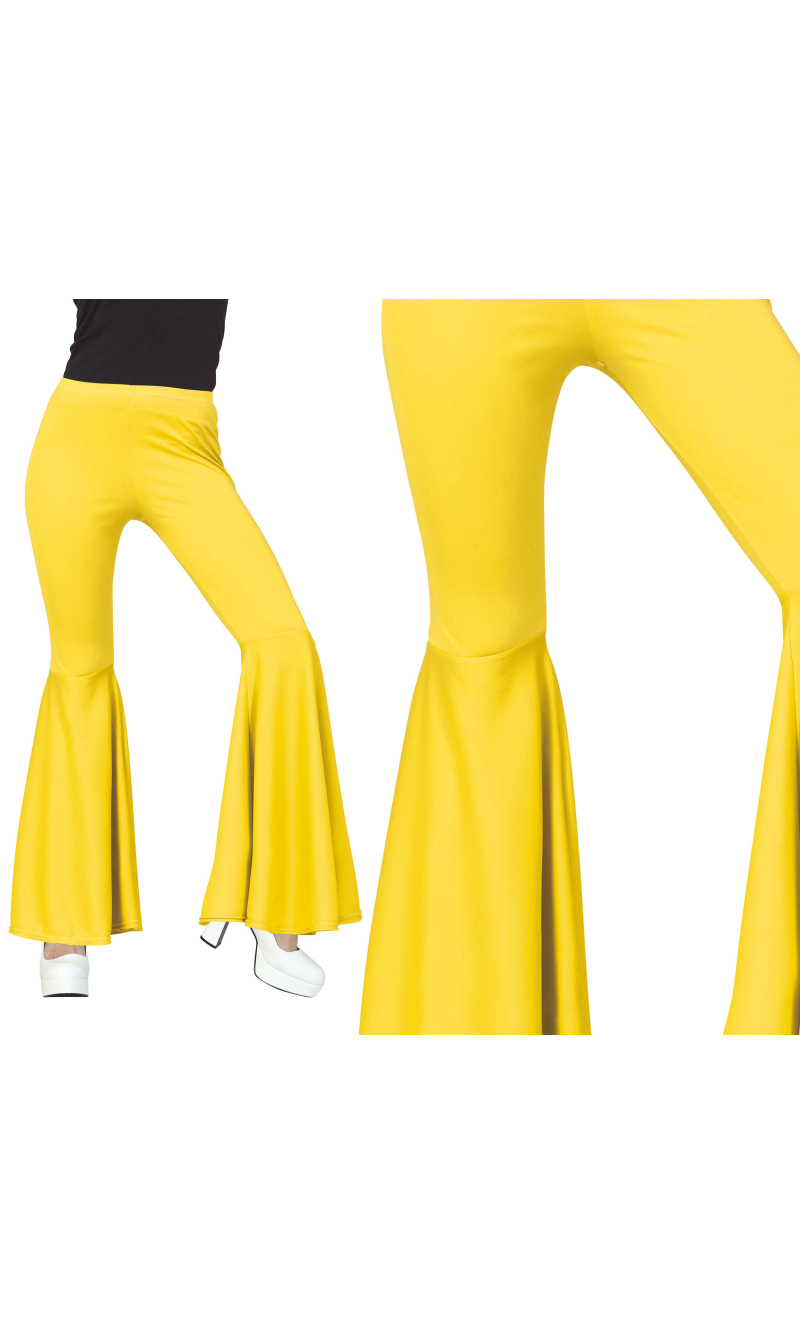Bell Bottom Yellow – Adult Size Medium (38-40)