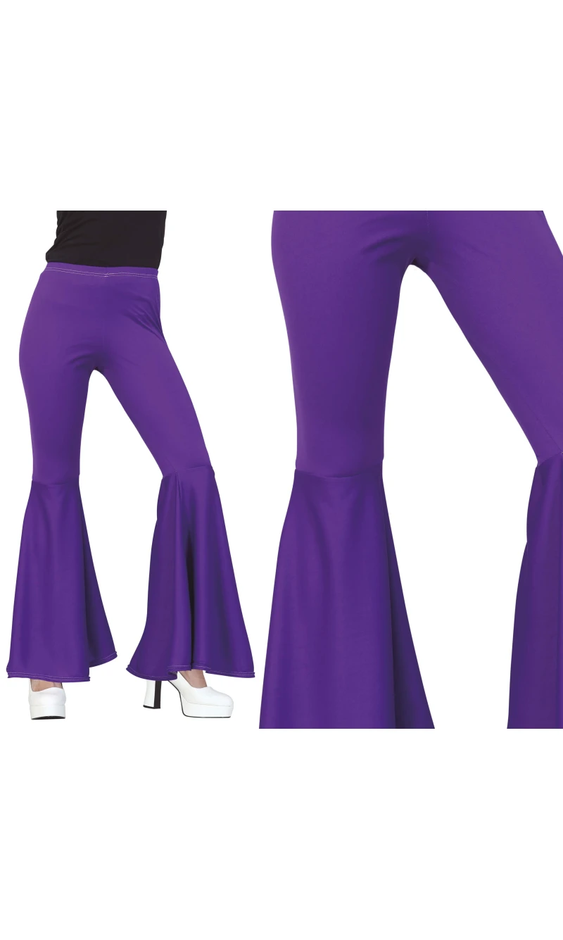Bell Bottom Purple – Adult Size Medium (38-40)