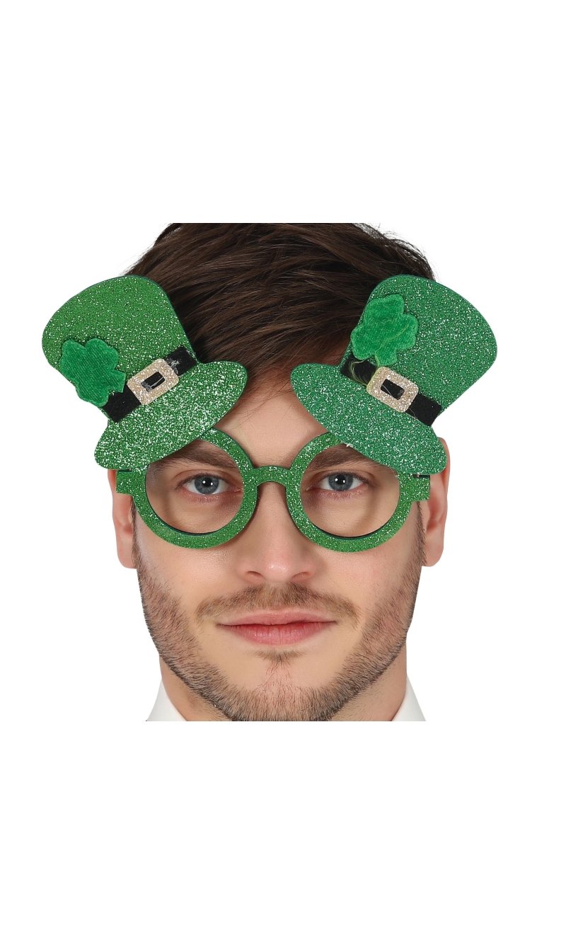 St. Patrick Funny Hat Glasses
