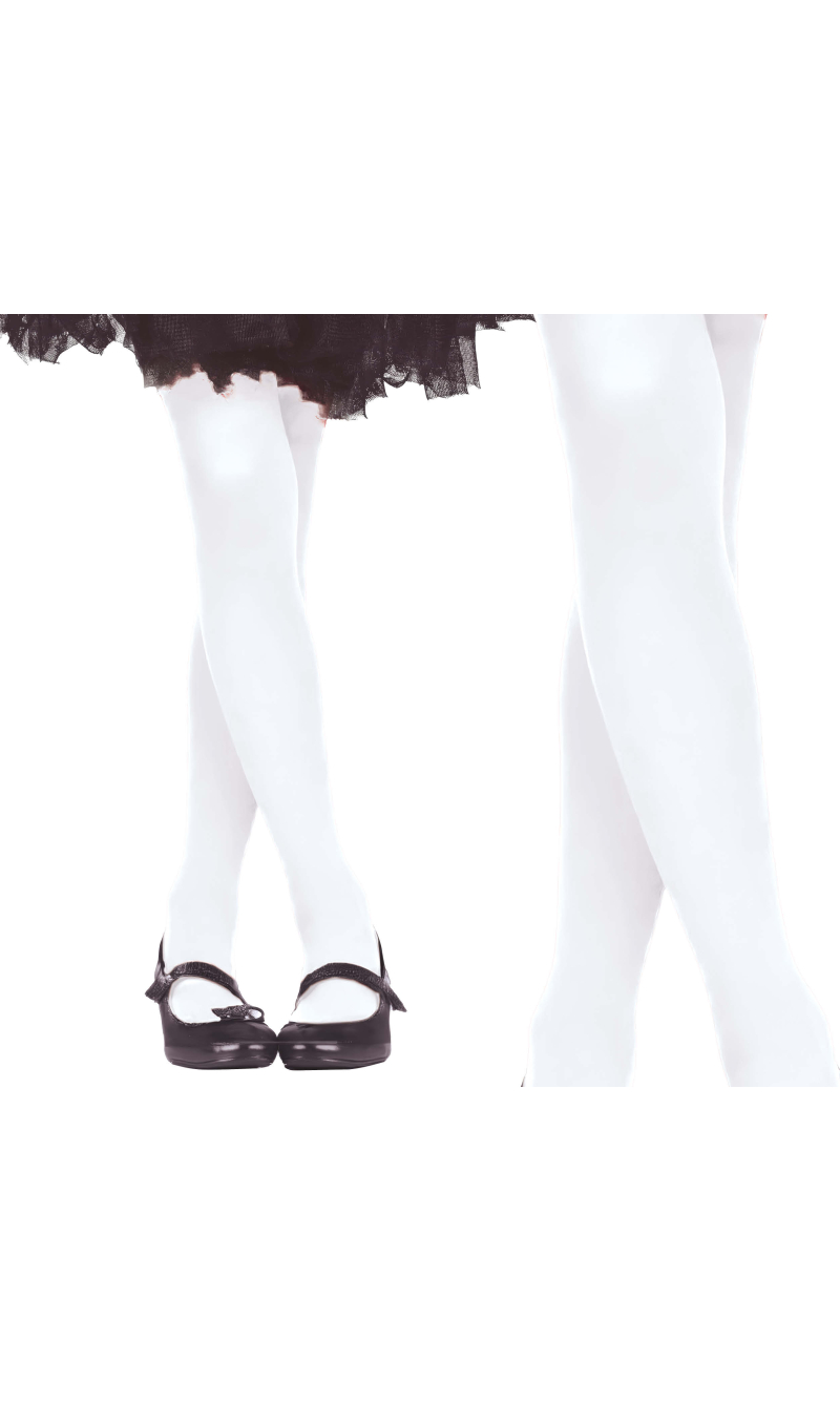 Child Tights White – Age 7 to 10 Years