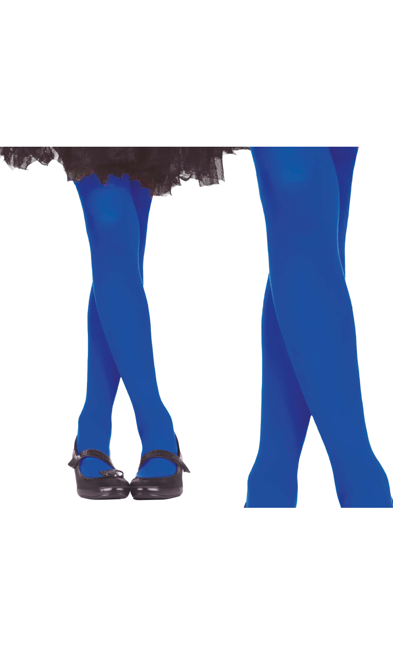 Child Tights Blue - Age 7 to 10 Years
