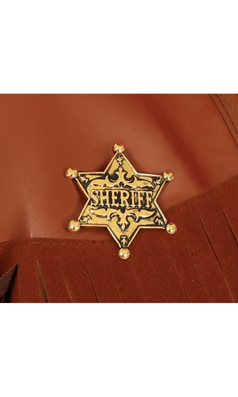 Sheriff Star Metal Badge