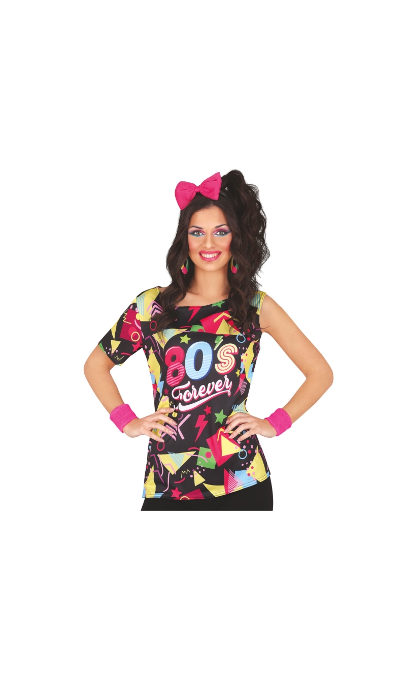 80s Forever T-Shirt - Adult Size Large (42-44)