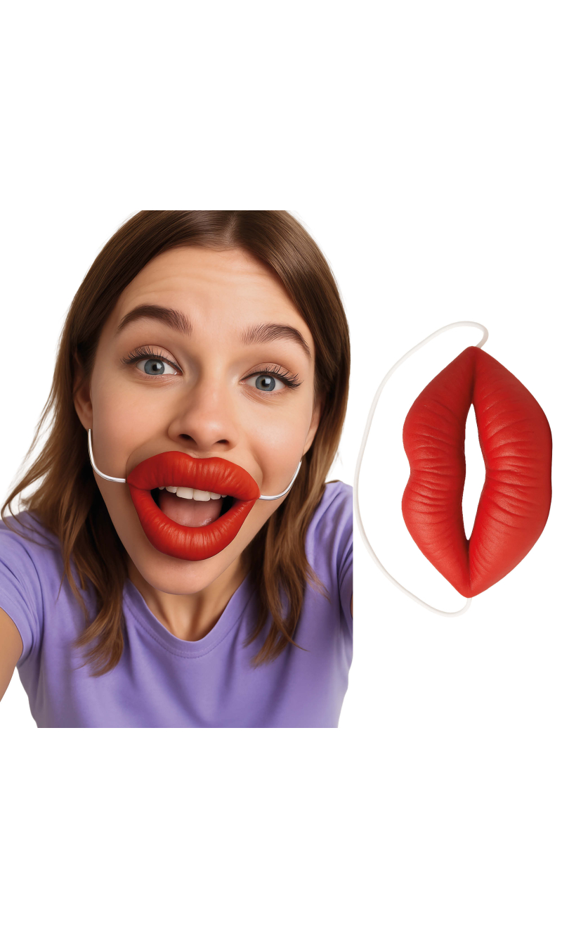 Grotesque Latex Lips
