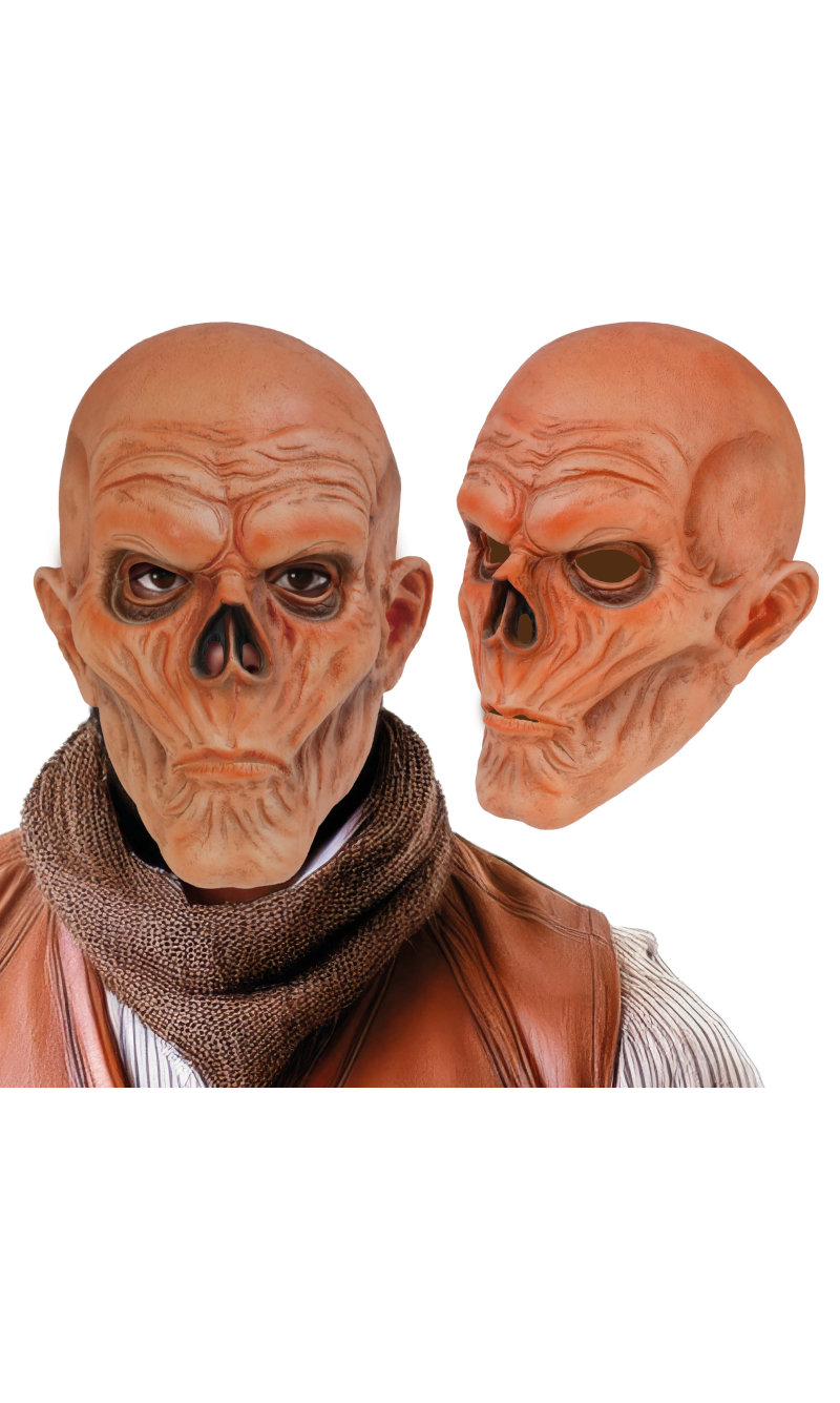 Burnt Man Latex Mask - Adult One Size