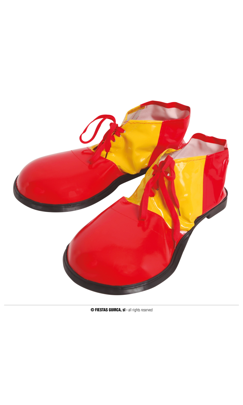 Extra Red/Yellow Clown Shoes - Adult One Size