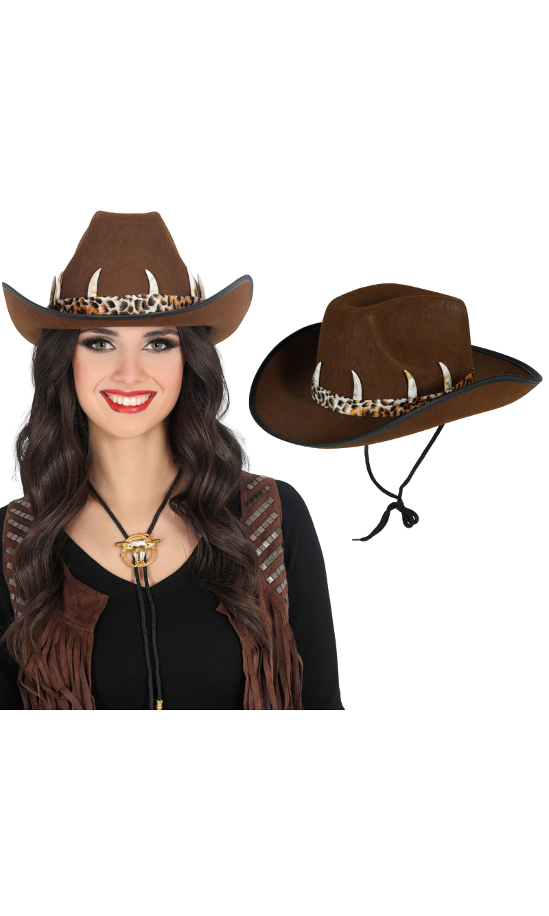 Brown Australian Cowboy Hat - Adult One Size