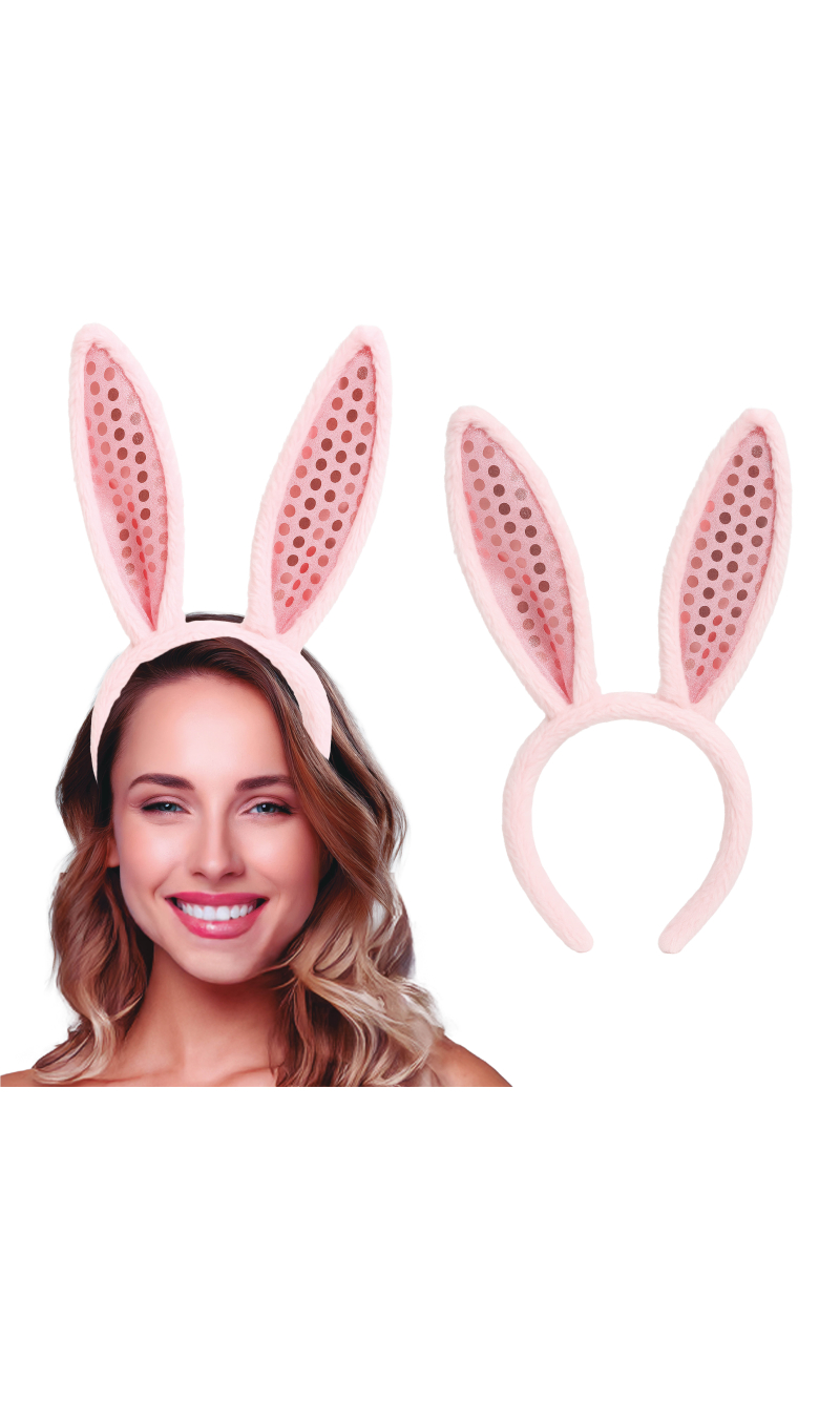 Cute Pink Bunny Rabbit Headband