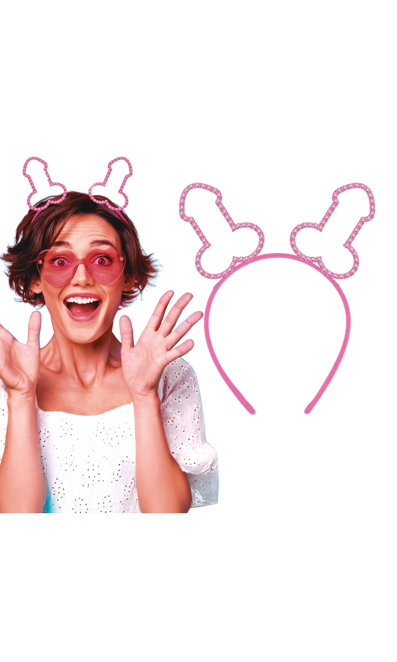 Hens Shiny Penis Headband