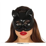 Black Kitty Cat Woman Mask