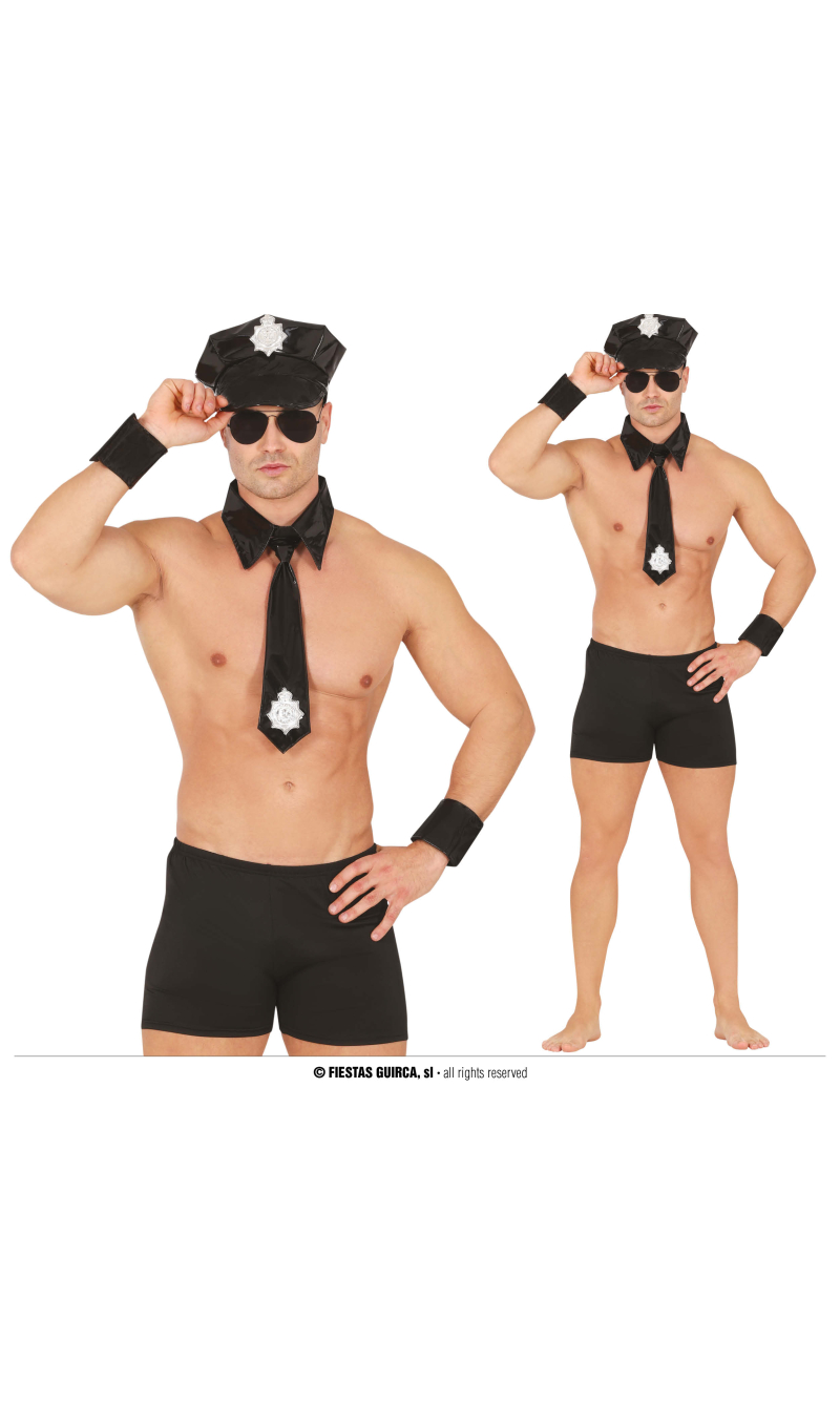 Police Striptease Accesory Set