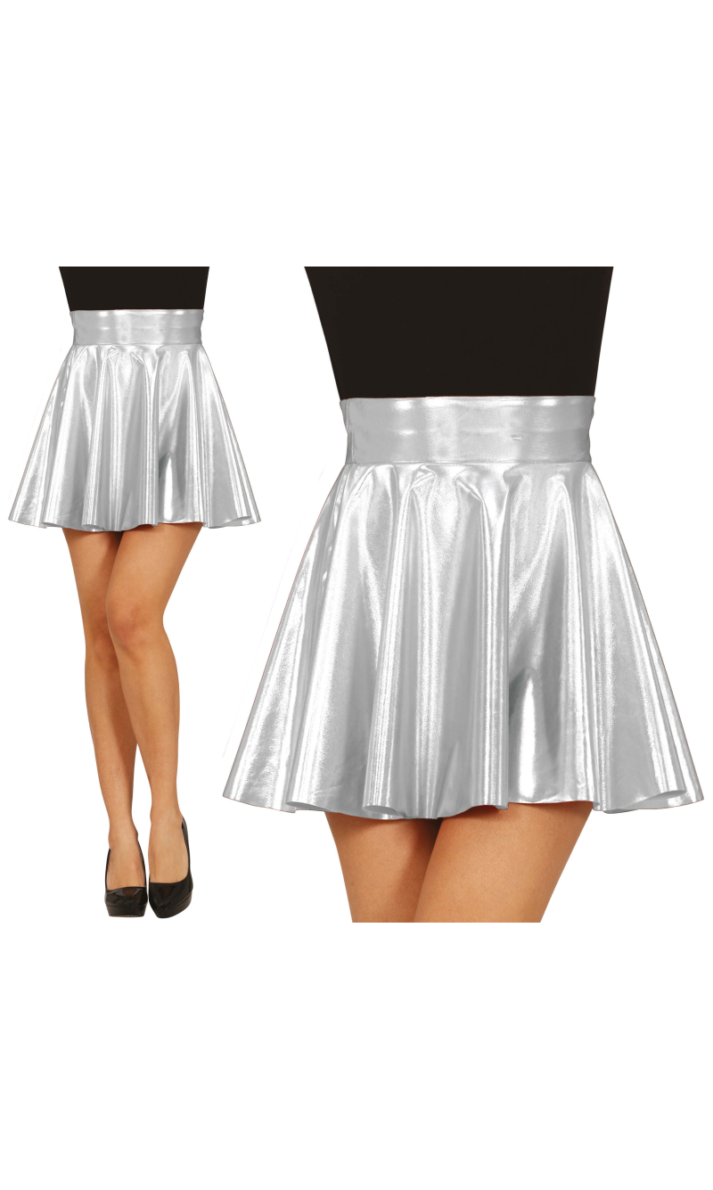 Woman Skirt Silver - Adult Size Large (42-44)