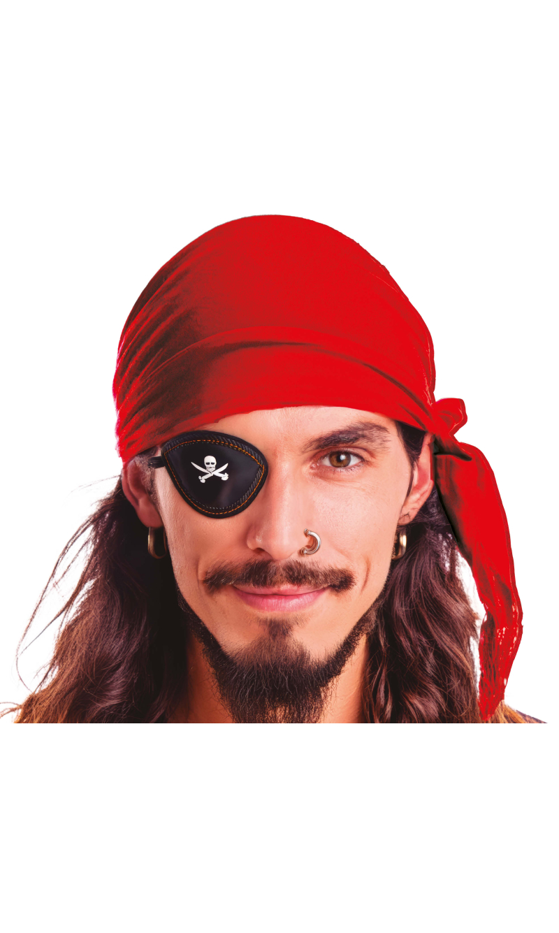 Red Velvet Pirate Scarf Bandana