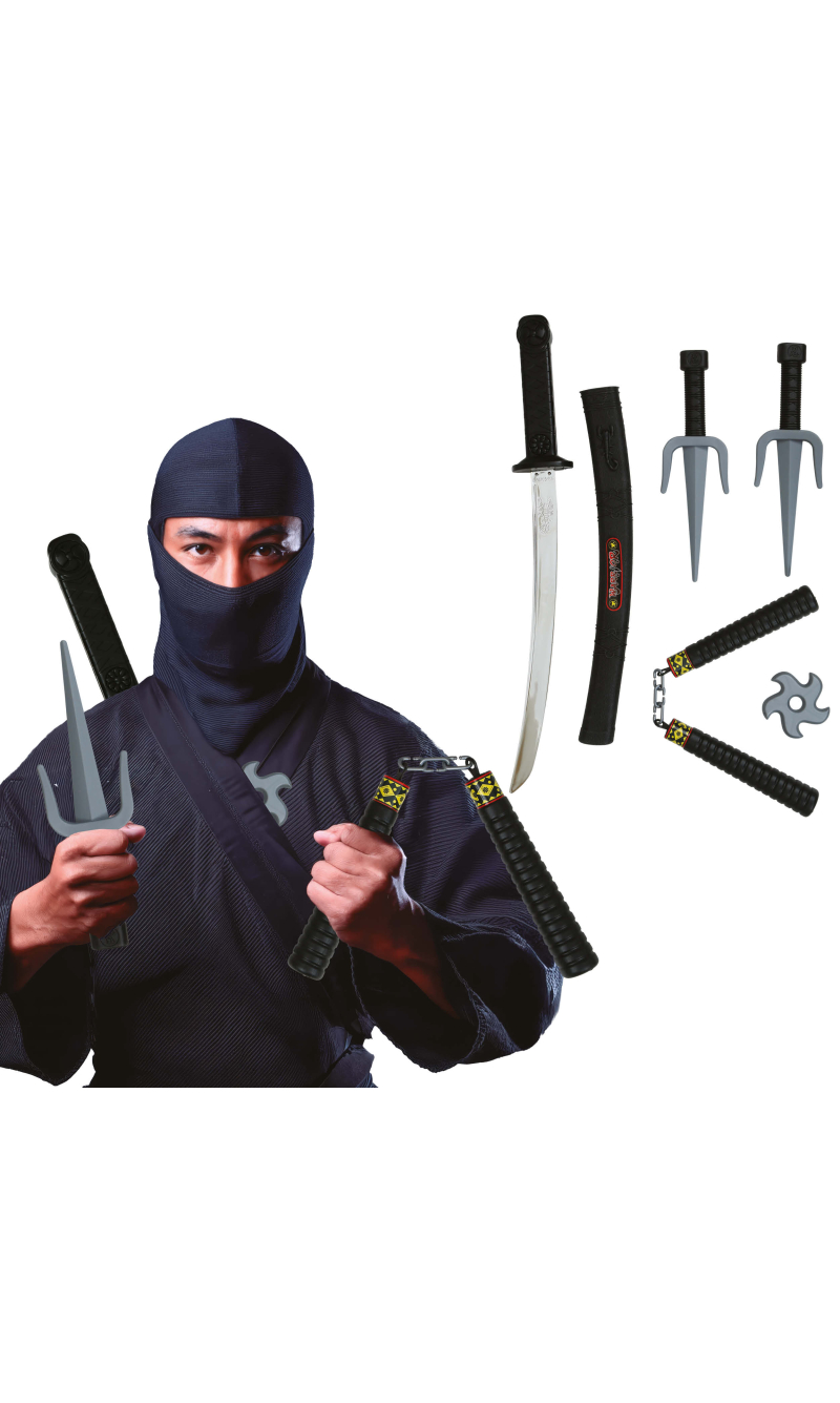 5-Piece Ninja Accesory Set - 5pcs