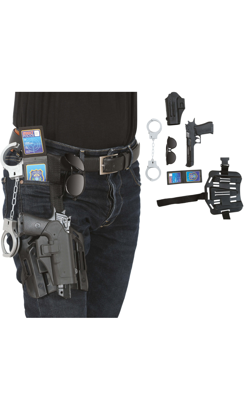 Deluxe Police Accesory Set - 6pcs