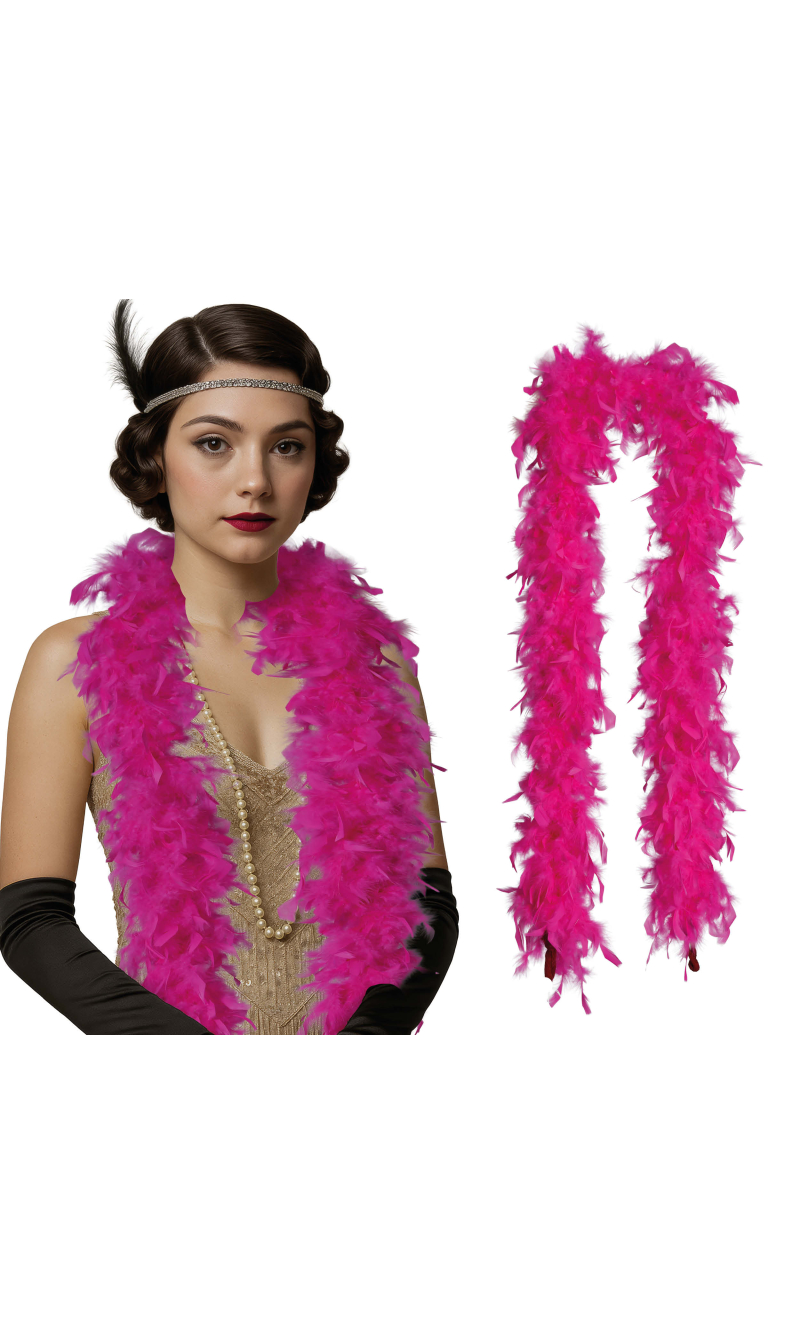 Deluxe Feather Boa 80gr - Fuchsia